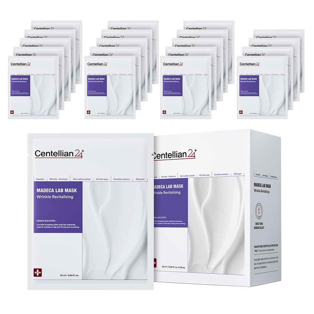 Amazon.com : CENTELLIAN 24 Madeca Mask (Wrinkle Revitalizing, 20pc